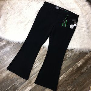 STYLE&CO Knit Comfy Mid Rise Stretch Flare Jeans